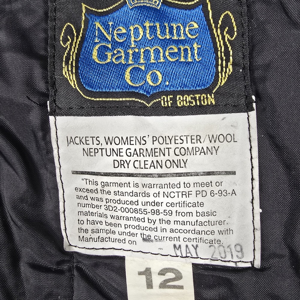 Neptune Garment Co Black Quilted Vest Liner Womens 12 Wool Poly Blend 2019 USA - Picture 7 of 10